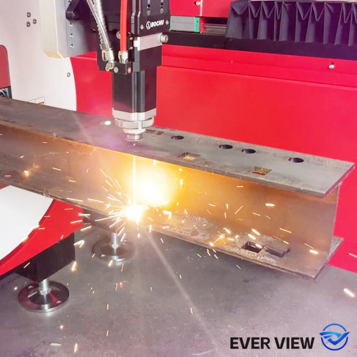 Mesin Pemotong Laser Memungkinkan Pemrosesan Kontainer; EVER VIEW Mencapai Pemotongan Komponen Kontainer dengan Efisiensi Tinggi