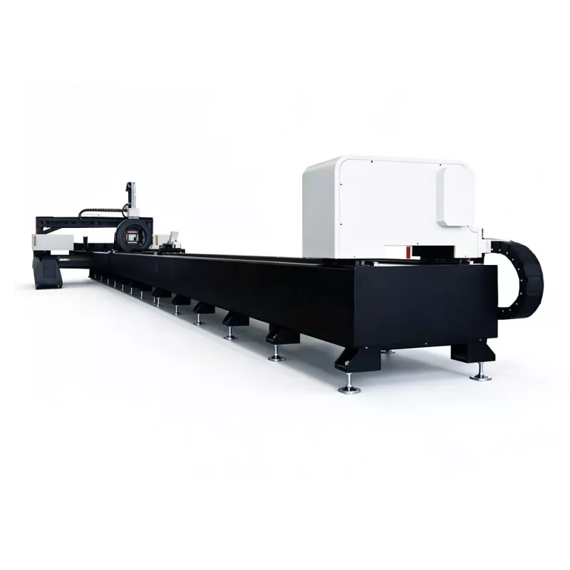 Mesin Pemotong Laser Serat 3-in-1 Rel Tanah Tugas Berat
