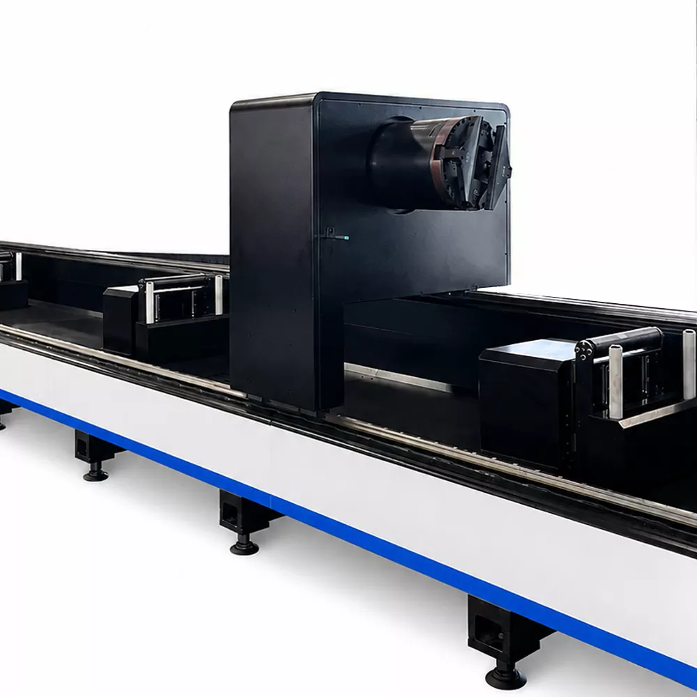 Mesin Pemotong Pipa Laser Tiga Spindel Tugas Berat